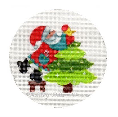 Santa Tree Topper Star