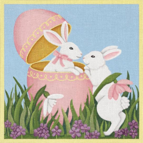 Bunnies w/Easter Egg