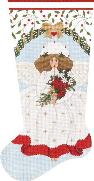 Bouquet Angel Stocking