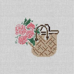 Pink Hydrangea Basket