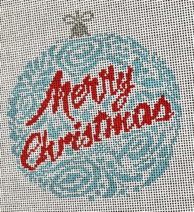 Small Merry Christmas Ornament
