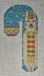 Light Blue Llama Candy Cane
