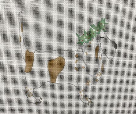 Festive Hound/Wreath