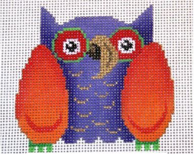Purple Owl w/Orange Wings