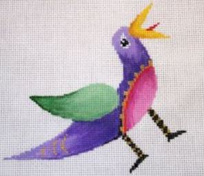 Purple Bird w/Pink Breast