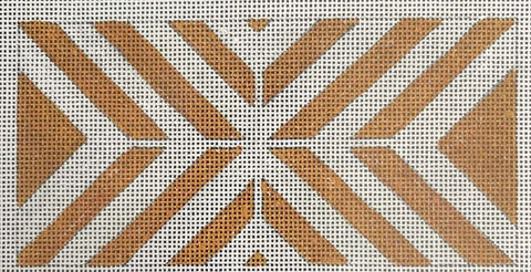 Cream/Gold Geometric
