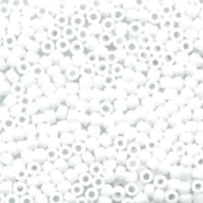 F402A Matte White - Sundance Beads Size 11