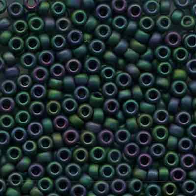 F463B Multi Peacock - Sundance Beads Size 11
