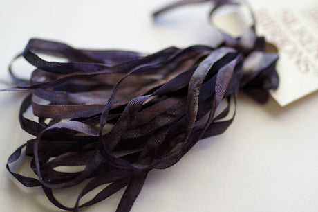 019 Smokey Greys - Silken Ribbons 4 mm