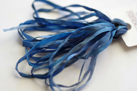006 Stormy Skies - Silken Ribbons 4 mm