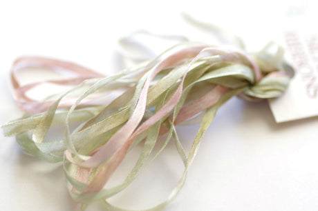 079 Silvered Celery - Silken Ribbons 4 mm