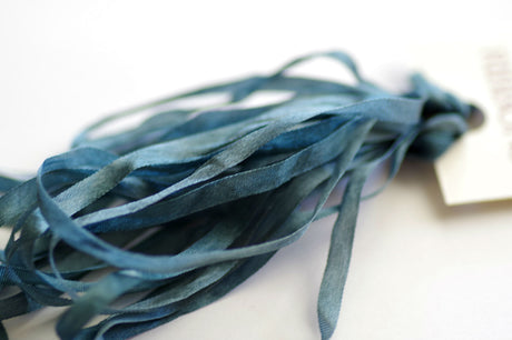 109 Slate Blue - Silken Ribbons 4 mm