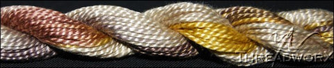 51037 Tiger Butter - Pearl Cotton #5 Overdyed
