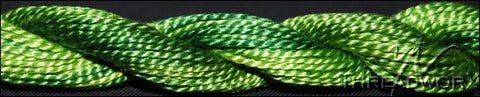 51047 Tropical Green - Pearl Cotton #5 Overdyed
