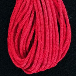 VAS121333 Christmas Red - Valdani Threads - 6 ply skeins