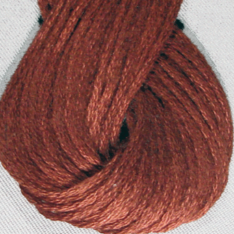 VAS121641 Red Brown Light HD - Valdani Threads - 6 ply skeins