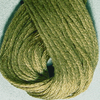 VAS12190 Rich Olive Green Med HD - Valdani Threads - 6 ply skeins