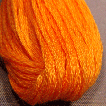 VAS1265 Orange Red - Valdani Threads - 6 ply skeins