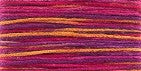 M927 Variegated Mardi Gras  - Mandarin Bamboo Floss